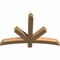 Ekena Millwork Alberta Smooth Timber Gable Bracket, Western Red Cedar, 48"W x 32"H x 3 1/2"D x 3 1/2"F, 16/12 Pitch GBW048X32X0404ALB00SWR - alternate 3